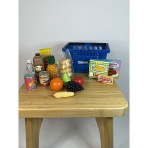 Lot My Life As Groceries Food Playset Walmart Logo for 18" Doll‎ Toy